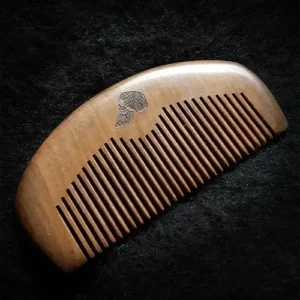 Peine de madera para barba